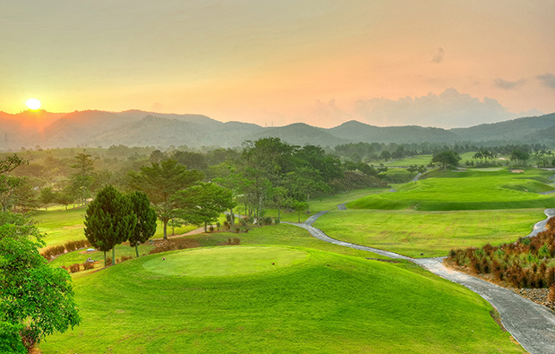 15th hole, st andrews 2000 golf club, pattaya, thailand