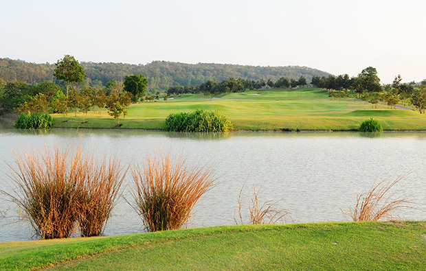 water hazard, silky oak golf club, pattaya, thailand