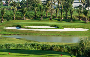 green, Parichat International Golf Links, Pattaya, Thailand