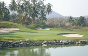 green, pleasant valley golf club, pattaya, thailand