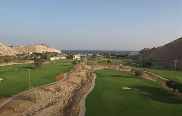 Ras Al Hamra Golf Club Aerial
