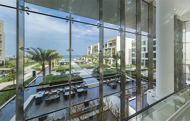 The Kempinski Muscat - View from Lobby